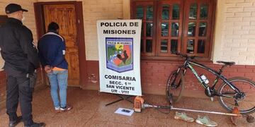 Detenido por robar un celular en San Vicente.