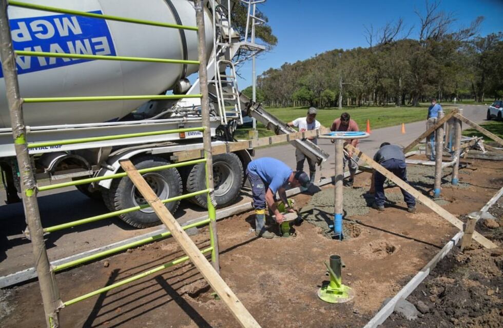 Avanzan las obras en Parque Camet