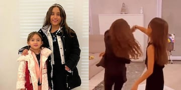 El tierno video de las niñas.