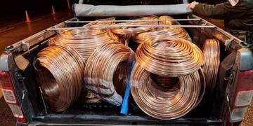 Incautan contrabando de cobre en Puerto Iguazú.