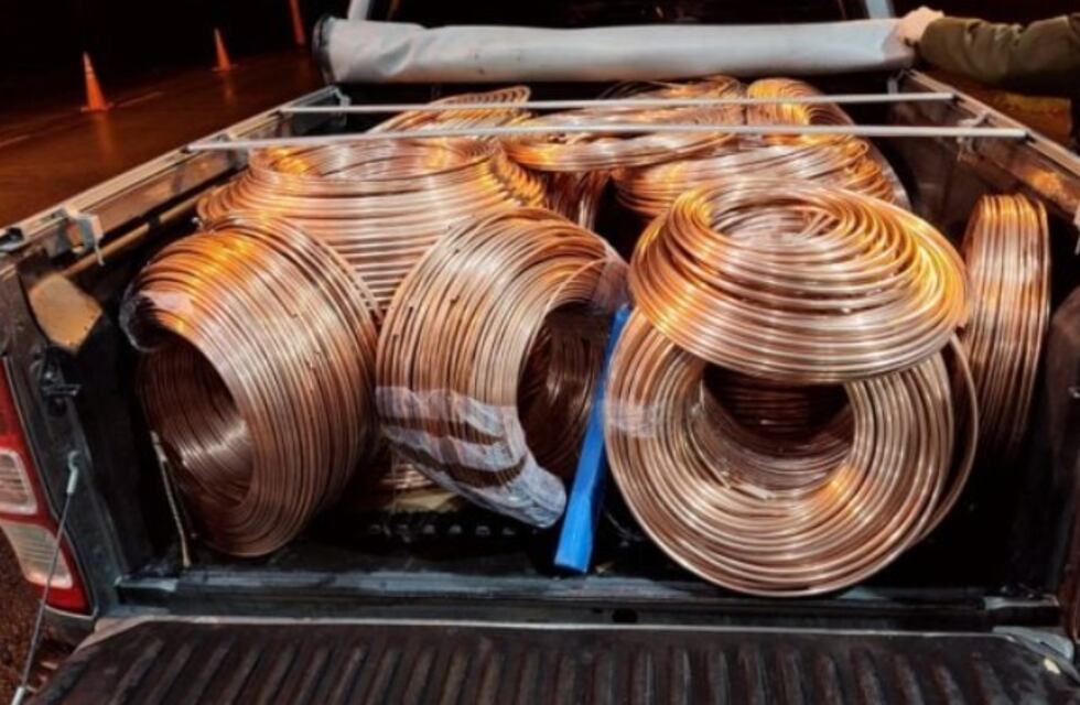 Incautan contrabando de cobre en Puerto Iguazú
