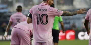 Los mexicanos contra Messi. (Gentileza)