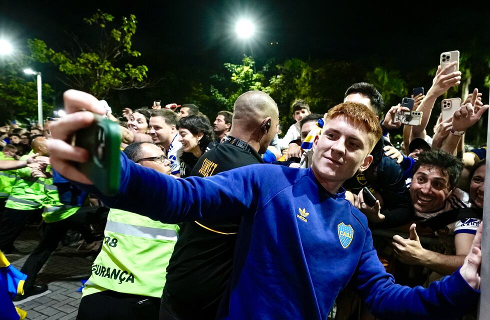 Todo listo para la final de la Copa Libertadores: las primeras imágenes de la llegada de Boca a Río