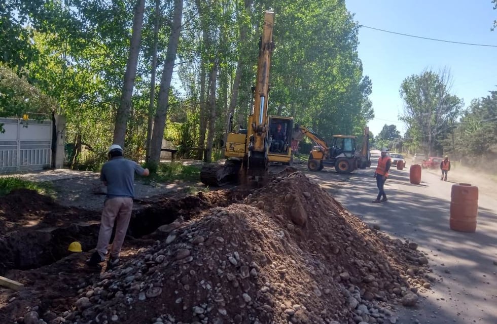 Iniciaron las obras del colector cloacal norte