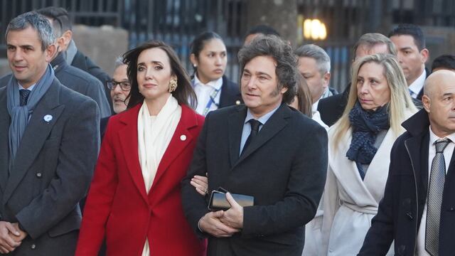 Desfile del 9 de Julio encabezado por el presidente Javier Milei. (Federico López Claro)