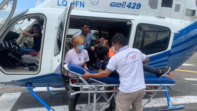 Un nuevo y exitoso traslado del avión sanitario provincial.