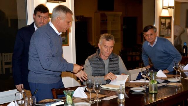 Mauricio Macri junto a Gabriel Frizza (@gabrielfrizza)