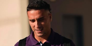 Gastón Benavídez. "Chaco" se recuperó de una contractura y viajó a Santa Fe. (Prensa Talleres).