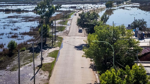 Dieron informes sobre el estado de las rutas de acceso a Bahía Blanca. (Diego Izquierdo / Gentileza Clarín)