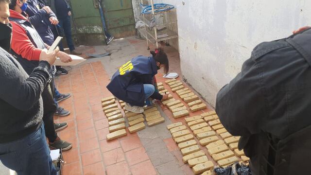 Secuestro de 191 paquetes de marihuana