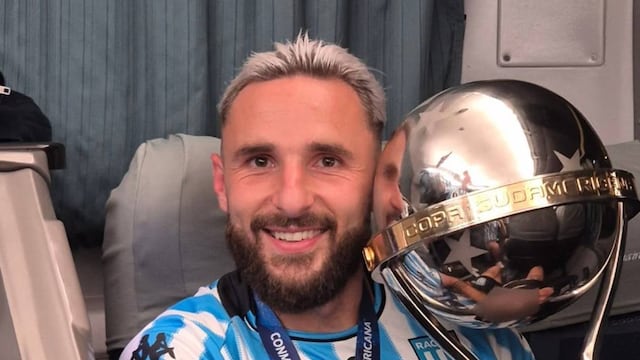 Juan Manuel Elordi salió campeón de la Copa Sudamericana 2024 con Racing Club.