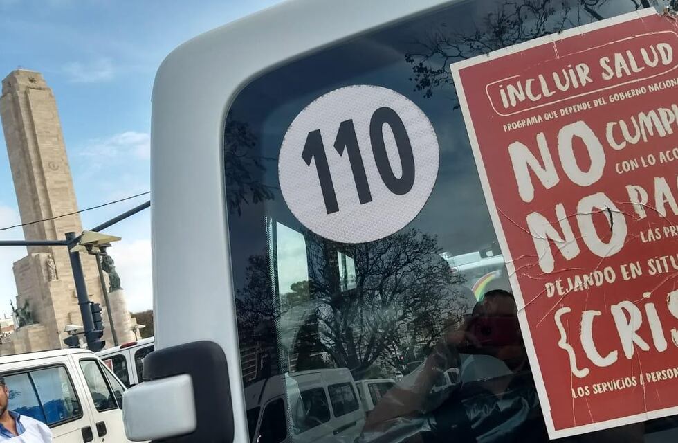 Movilización de transportistas de discapacitados: “No nos alcanza para vivir”