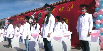 El pasado lunes terminaron sus actividades con actos de colación y otras actividades.