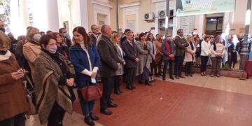 Acto en la UNT.