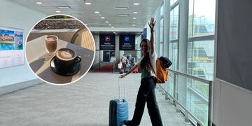 La joven viajó a Australia gracias al programa working holiday.