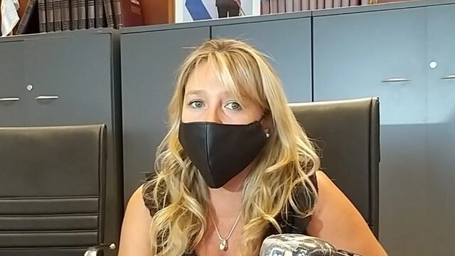 Mariana Paz, abogada del Ministerio de Educación, dio detalles de la denuncia. Diario La Provincia SJ