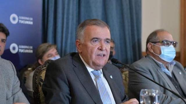 Osvaldo Jaldo, gobernador de Tucumán.