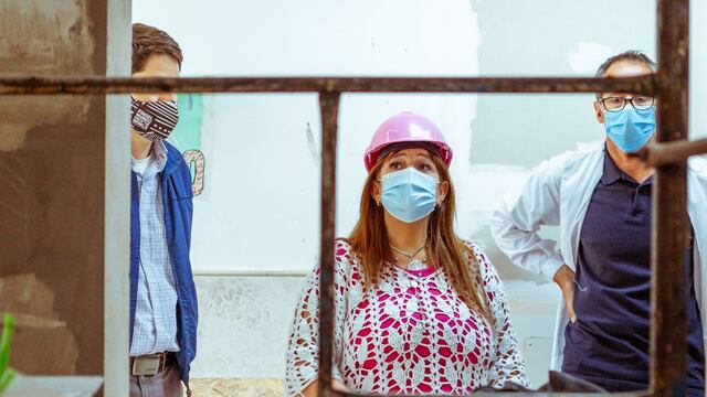 La Ministra hizo un balance sobre el estado de las obras en la provincia.