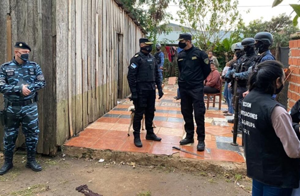 Garupá: allanamientos y un menor detenido