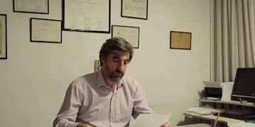 Angel Giano, en su estudio jurídico.