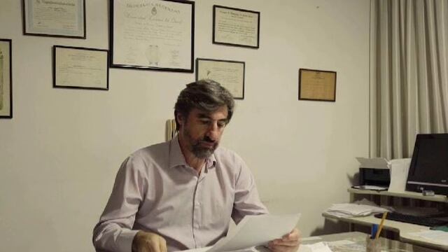 Angel Giano, en su estudio jurídico.