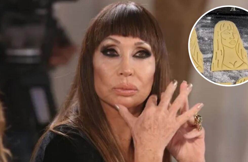 Estrella de las redes: Moria Casán fue retratada en un molde de galletitas y fue viral en TikTok