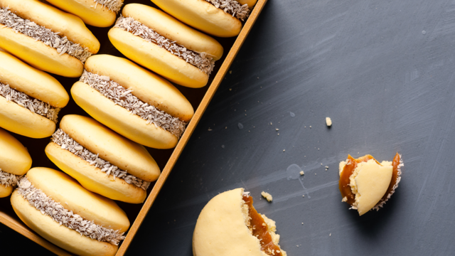 Alfajores de maicena.