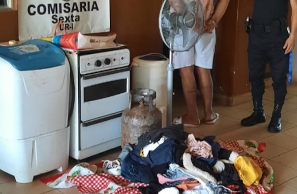 Detuvieron a un joven que robó electrodomésticos a su ex pareja