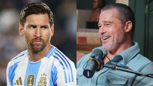 Brad Pitt opinó sobre Lionel Messi y su comentario no cayó bien.