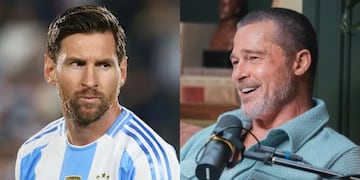Brad Pitt opinó sobre Lionel Messi y su comentario no cayó bien.