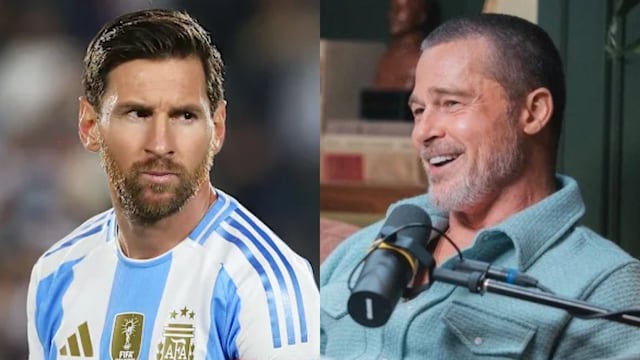 Brad Pitt opinó sobre Lionel Messi y su comentario no cayó bien.