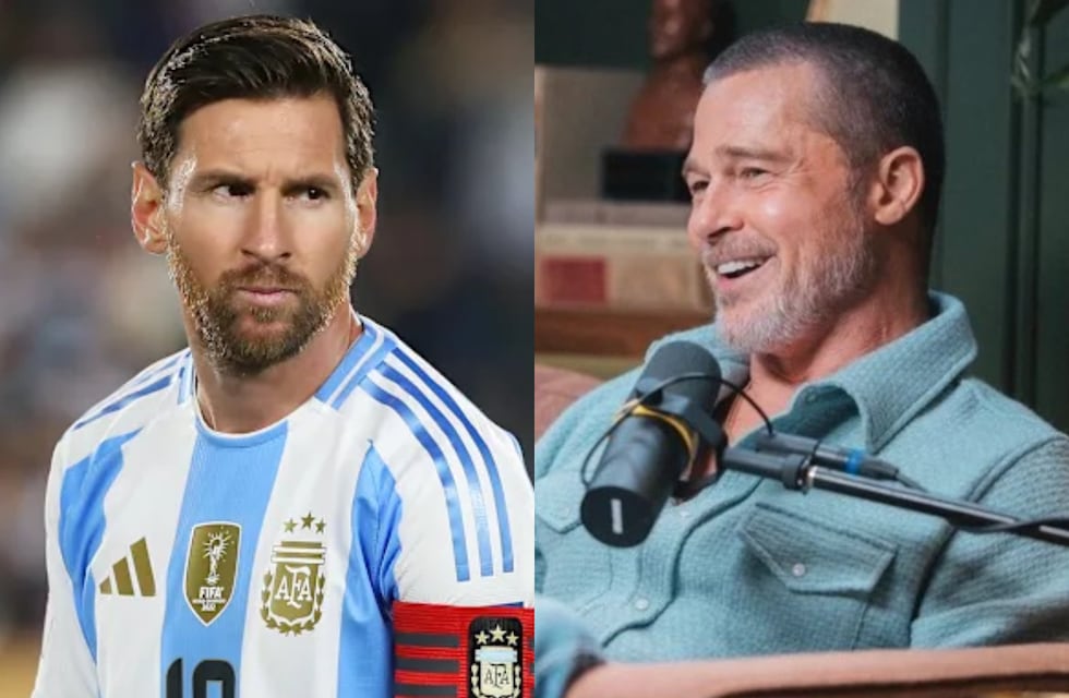 Brad Pitt sorprendió con una crítica a Lionel Messi y las redes explotaron: “Tardó mucho”