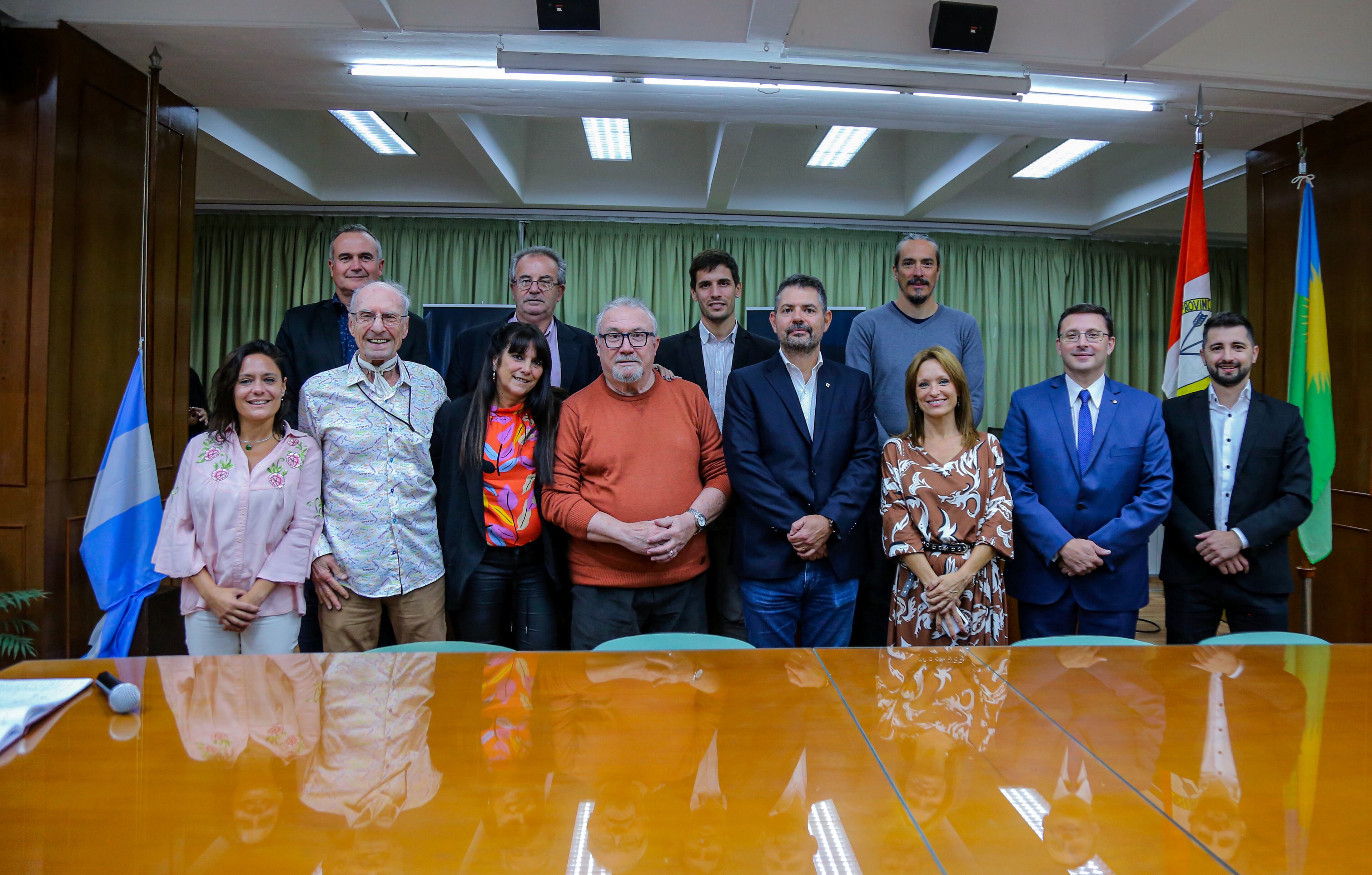 Amílcar "Kuky" Carena y Rodolfo "Fito" Enrico, dos rafaelinos distinguidos