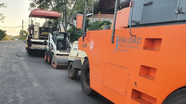 Eldorado: avanzan con los trabajos de asfaltado sobre empedrado en algunas zonas de la ciudad