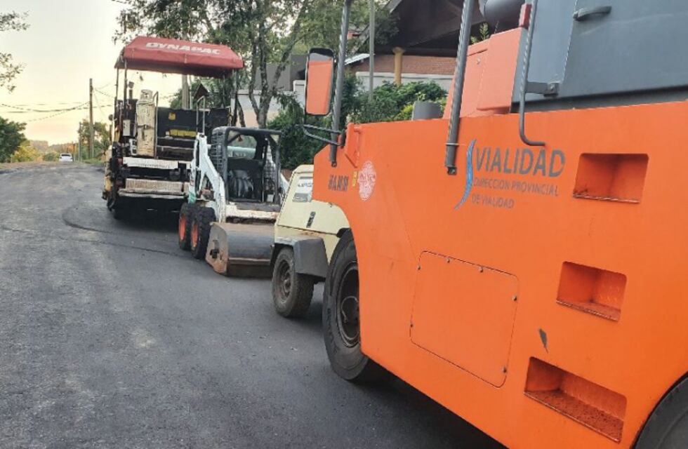 Eldorado: avanzan con los trabajos de asfaltado sobre empedrado en algunas zonas de la ciudad