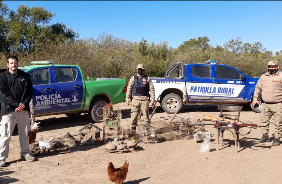 Córdoba: rescataron a 24 tortugas y 16 aves que vivían en cautiverio