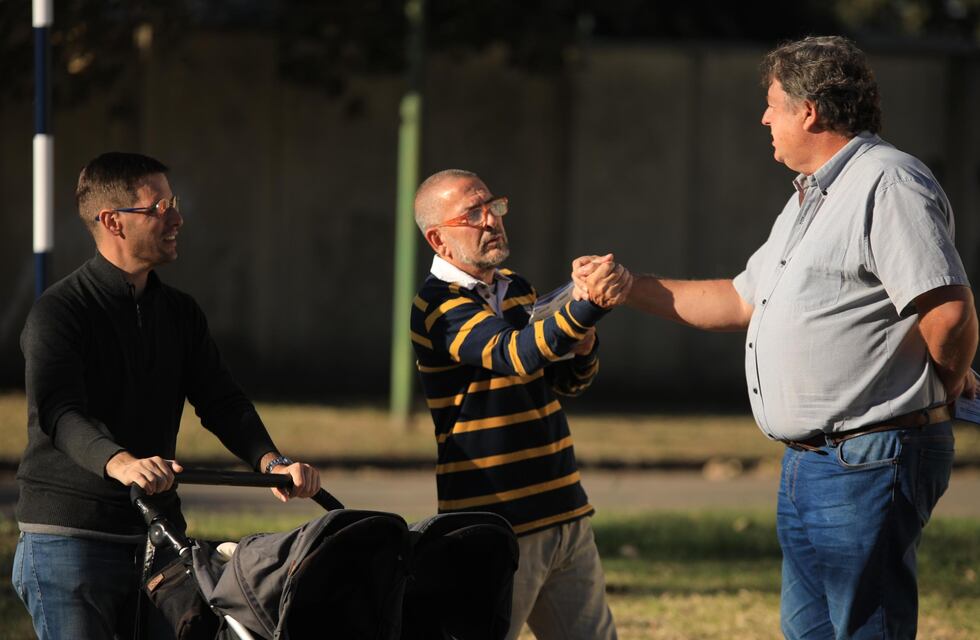 Juan Scavino durante su recorrida por la ciudad: “Este equipo está listo para seguir transformando Rafaela”