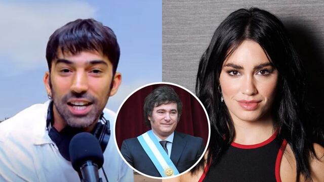Pedro Rosemblat, el novio de Lali Espósito, le dejó un fuerte mensaje a Javier Milei: “Lo entiendo, yo también estoy obsesionado”