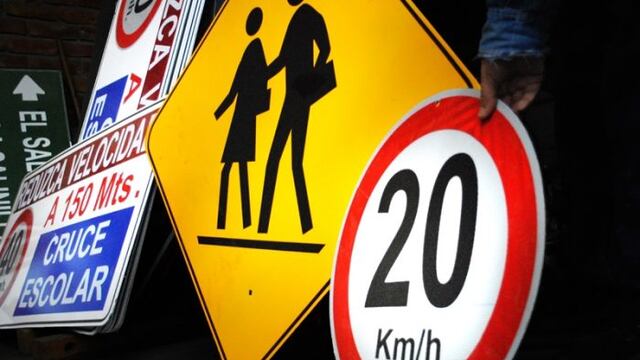 La Dirección Provincial de Vialidad denunció el robo de numerosa cartelería vial en rutas de la zona Este mendocina. Gentileza Gobierno de Mendoza