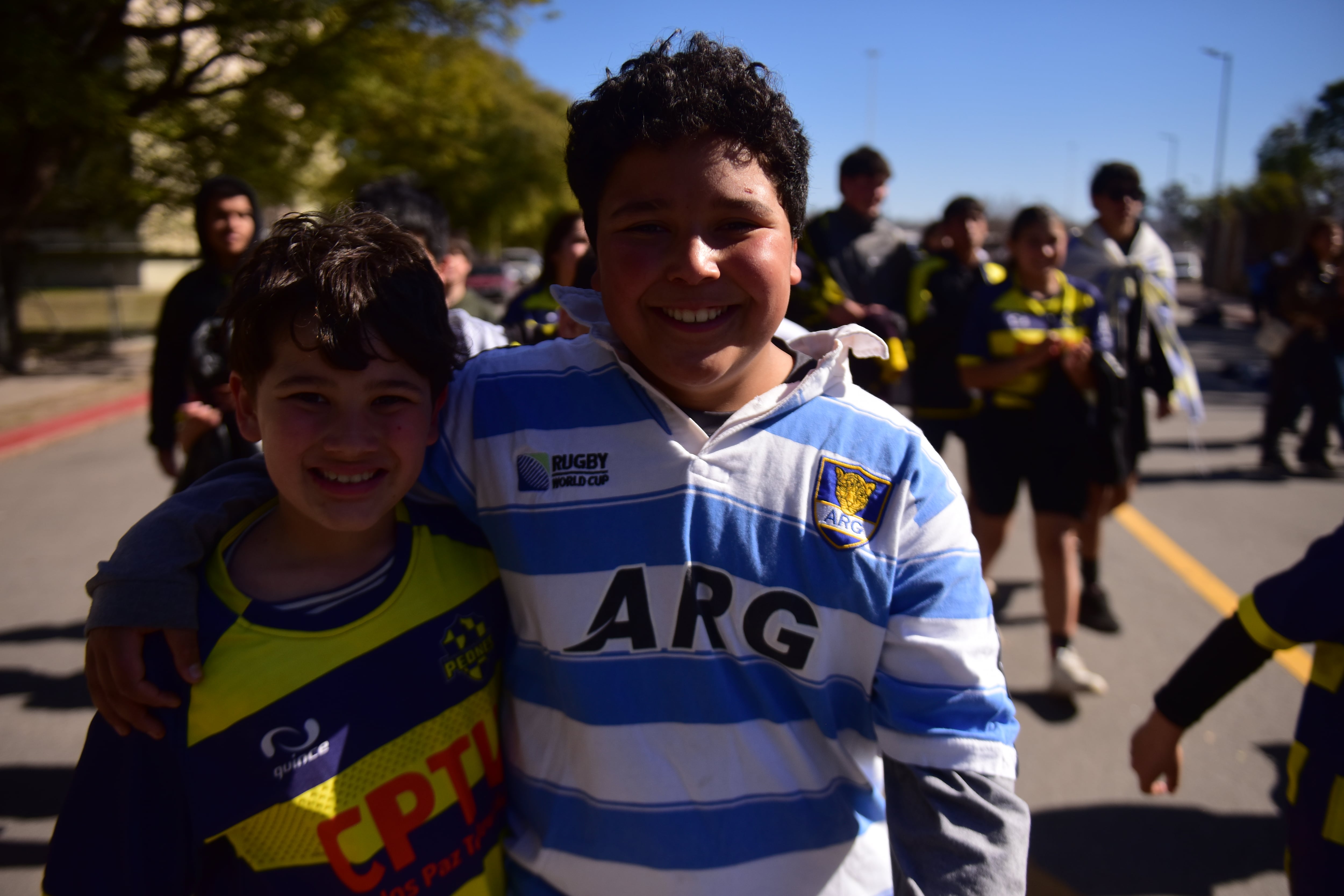 Entrenamiento abierto de Los Pumas en el Kempes. (José Gabriel Hernández / La Voz).
