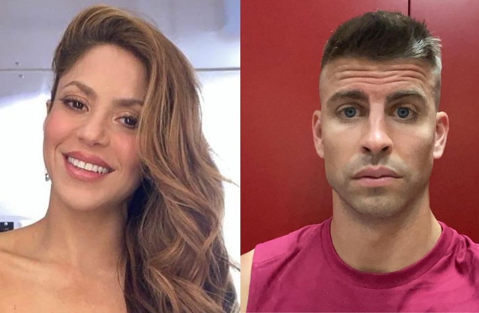 Tras la separación, Gerard Piqué deberá jugar con una camiseta que lleva el nombre de Shakira