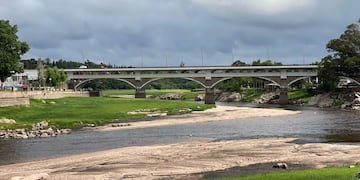 Así luce el Lago San Roque este lunes