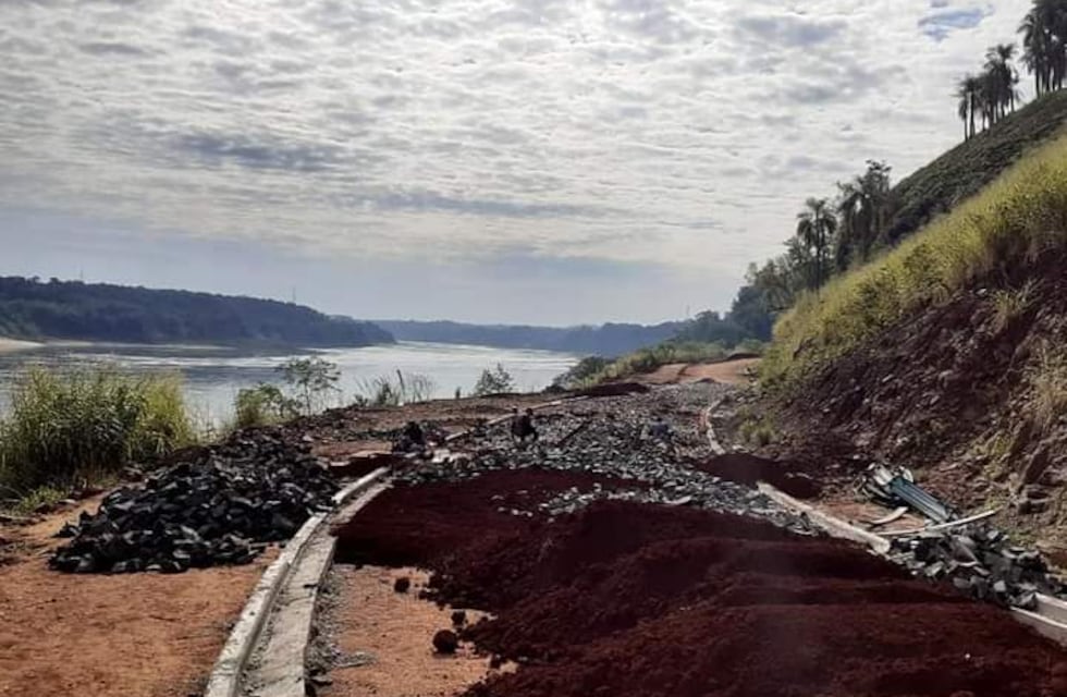 Puerto Piray: avanza la construcción de la avenida Costanera