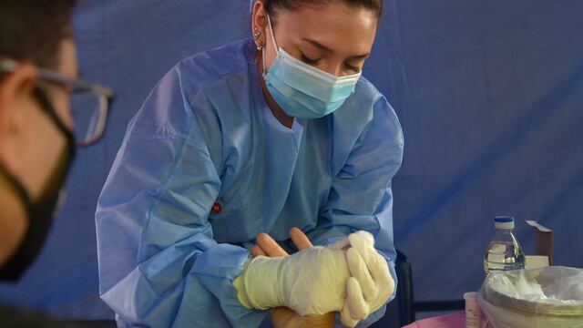 Lucha contra el sida.
Foto: Orlando Pelichotti/ Los Andes