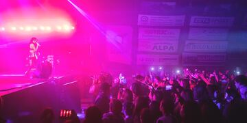 Lali fue una de las artistas que pasó por el escenario de la Fiesta de la Ganadería en Alvear.