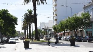 Solo faltan detalles en los canteros de Bv. Santa Fe