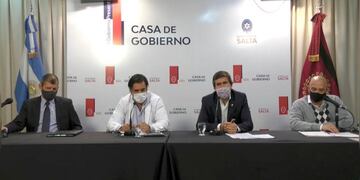 Conferencia de prensa del COE de Salta