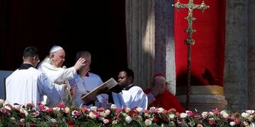 El papa Francisco dio su mensaje por Pascua.