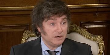 Milei insistió con las SAD en el fútbol argentino: "La inversión entra rápido y es un negocio fácil". Foto: Captura de video