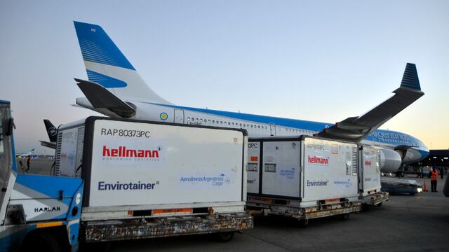 Llegaron más vacunas contra el coronavirus de Sinopharm.